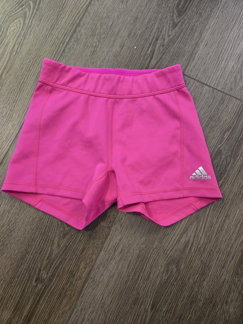 adidas Kid's Bright Pink Athletic Shorts